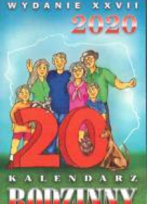 Kalendarz 2020 Rodzinny Zdzierak TELEGRAPH