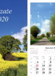 Kalendarz 2020 Pejzaże 7 planszowy RADWAN