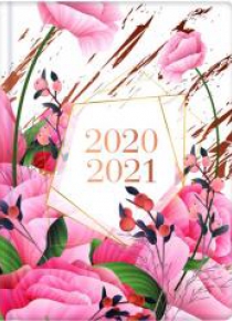 Kalendarz książkowy 18M 2020/2021 Dzika róża ALBI