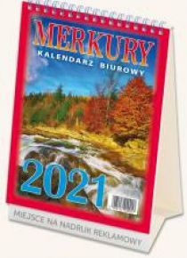 Kalendarz 2021 Biurowy Merkury MIX TELEGRAPH
