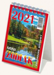 Kalendarz 2021 Biurowy Mini Zodiak TELEGRAPH