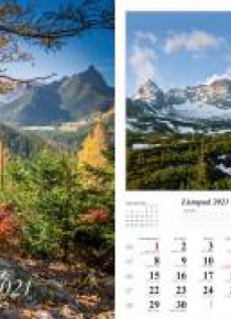 Kalendarz 2021 Tatry 7 planszowy RADWAN