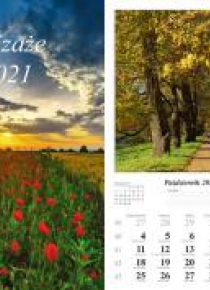 Kalendarz 2021 Pejzaże 7 planszowy RADWAN