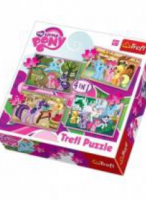 Puzzle 4w1 My little Pony. Wakacje kucyków TREFL