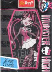 Karty - 55 listków Monster High TREFL