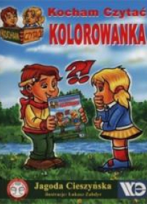 Kocham czytać kolorowanka