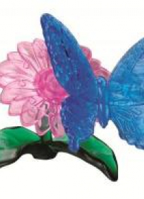 Crystal puzzle motyl