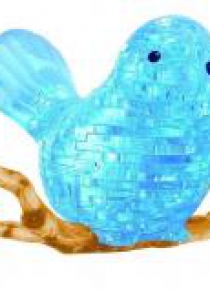 Crystal puzzle ptak