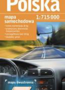 Polska 1:715 000 Mapa Samochodowa