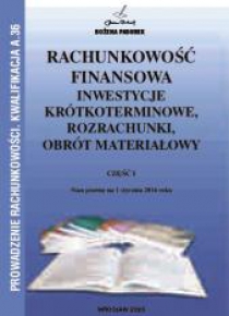 Rachunkowość Finansowa część I PADUREK