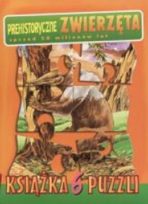 Jedna Książka Sześć Puzzli - Prehist. Zwierzęta