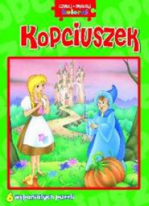 Czytaj, układaj, koloruj - Kopciuszek