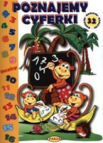 Poznajemy cyferki - 32 naklejki Pasja