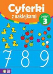 Cyferki z naklejkami zeszyt 3