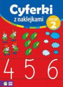 Cyferki z naklejkami zeszyt 2