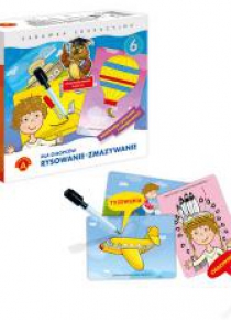 Rysowanie - zmazywanie 6 Dla chłopców ALEX