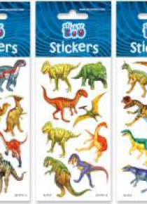 Naklejki Sticker BOO silver dinozaury
