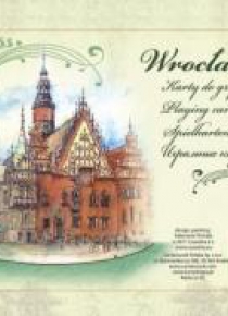 WROCŁAW AKWARELE - komplet brydżowy 2x55 kart