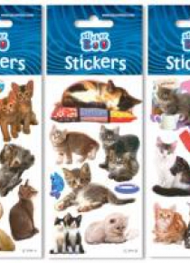 Naklejki Sticker BOO silver kotki