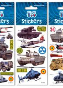 Naklejki Sticker BOO silver military