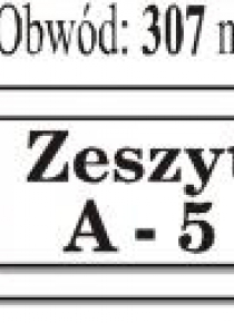 Okładka zeszytowa A5 (50szt) IKS