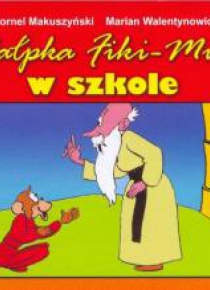 Małpka Fiki Miki w szkole harmonijka