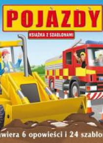 Książeczka z szablonami - Pojazdy