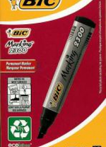 Marker Marking 2300 ścięty czarny (12szt) BIC