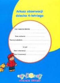 Arkusz obserwacji dziecka 4-letniego