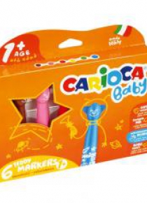Flamastry Misiaki 6 kolorów bls CARIOCA