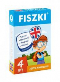 Angielski. Fiszki. 4 gry do nauki
