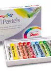 Kredki Pastele 12 kolorów PENTEL
