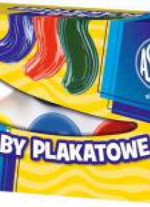 Farby plakatowe 6 kolorów 20ml ASTRA