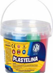 Plastelina wiaderko 6 kolorów ASTRA
