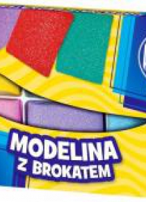 Modelina z brokatem 6 kolorów ASTRA