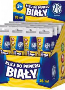 Klej do papieru biały 35ml (16szt) ASTRA