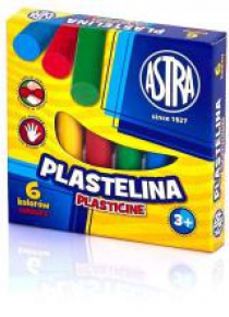 Plastelina 6 kolorów ASTRA