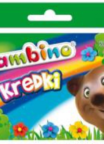 Kredki świecowe 18 kolorów BAMBINO