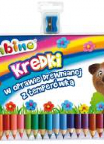 Kredki ołówkowe 24 kolory BAMBINO