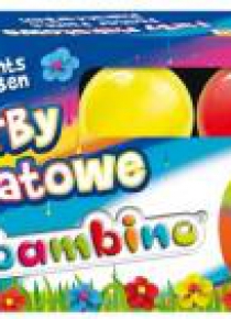 Farby plakatowe 6 kolorów 20ml BAMBINO