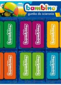 Gumka do ścierania (36szt) BAMBINO