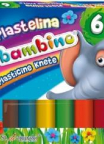 Plastelina 6 kolorów BAMBINO