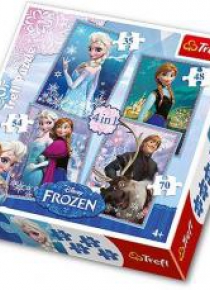 Puzzle 4w1 Frozen TREFL