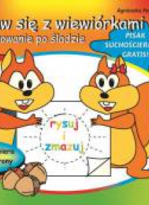 Baw się z wiewiórkami. Rysowanie po śladzie