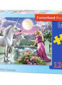 Puzzle 120 Księżniczka i jej jednorożce CASTOR