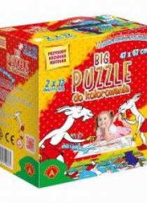 Big puzzle - do kolorowania Przygody Koziołka...