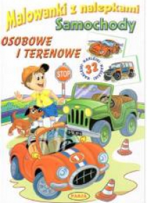 Malowanki z nalepkami. Samochody osobowe i teren.