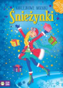 Naklejkowe mozaiki - Śnieżynki