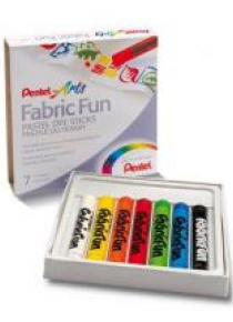 Kredki Pastele do tkanin 7 kolorów PENTEL