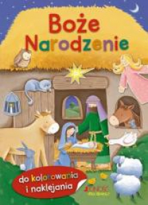 Boże Narodzenie. Do kolorowania i naklejania